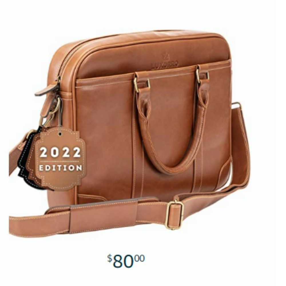 Luxorro Leather Briefcase
